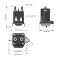 thumbnail image 5 of CEORPER Starter Relay Starter Relay Solenoid Switch 12 V Used for 862-1241-211-12, 5 of 7