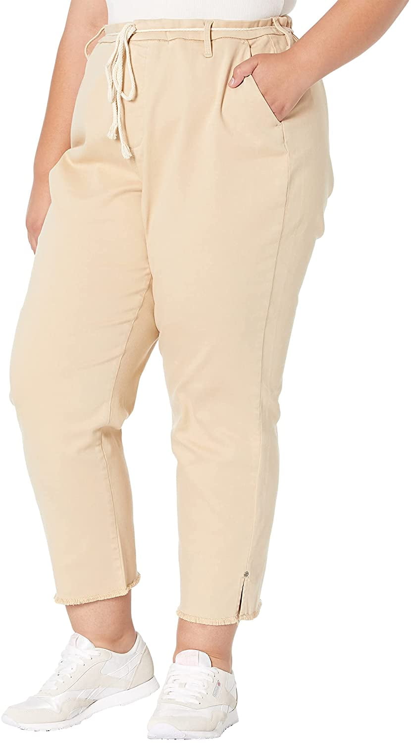 Sheri Slim Jeans In Plus Size With Cargo Pockets  Saddlewood Tan  NYDJ