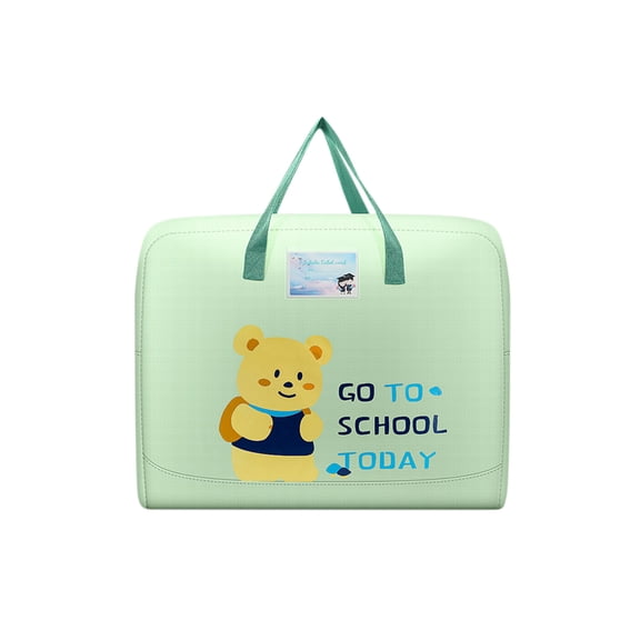 Wovilon Storage Trunk Storage Bags Kindergarten Quilt Storage Bag Portable Dust-Proof And Children'S Cartoon Quilt Bag Sorting Clothes Moving Bag
