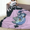 thumbnail image 5 of Totoro Fleece Throw Blankets, Super Soft Flannel Cozy Blankets for Adults, Washable Lightweight Blanket for Couch Sofa Bed Office, Warm Plush Blankets, 5 of 8