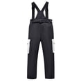 thumbnail image 3 of LNZGNM Kids Snow Pants Insulated Waterproof Cozy Ski Pants Windproof Warm Snowboard Ski Pants Winter Snowboard Overalls with Zipper Pockets Unisex for Cycling, Black, 3-4Y, 3 of 3