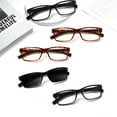 thumbnail image 3 of BONCAMOR 5 Pack Reading Glasses for Men and Women Spring Hinges Classic Eyeglasses, 3 of 6