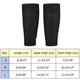 thumbnail image 5 of 1 par de calcetines protectores de fútbol​​espinilleras con bolsillo (negro L) Ndcxsfigh Nuevos Originales, 5 of 5