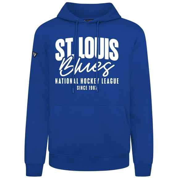 Men's Levelwear  Royal St. Louis Blues Podium Response Pullover Hoodie