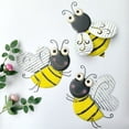 thumbnail image 3 of Kayannuo Bedroom Decor Metal Bee Wall Decoration Outdoor Garden Fence Art, Hanging Decoration Of Living Room And Bedroom Graduation Gifts for Her (B), 3 of 6