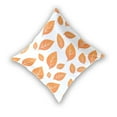 thumbnail image 2 of Orange Leaf Minimalist Designs Throw Pillow Covers 16x16 Inch 2 Packs Decorative Square for Living Room Couch Bed Sofa, 2 of 6