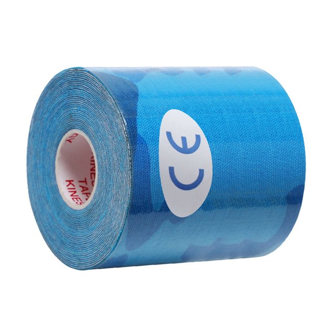 Toystoory Cinta muscular elástica de algodón, vendaje deportivo, vendaje portátil, cinta de autosoporte portátil Gimnasios en casa camuflaje azul 10cm Toystoory OD001037-06