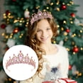 thumbnail image 2 of Bradem Crowns for Women and Girls Birthday Hair Accessories Weddings Party Costumes, 1x Crown Tiara Barrettes F, 2 of 8