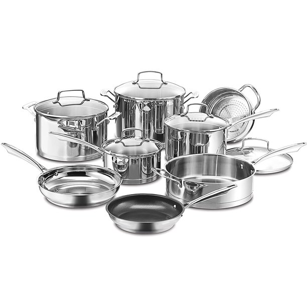 Cuisinart 13Piece Professional Stainless Cookware Set