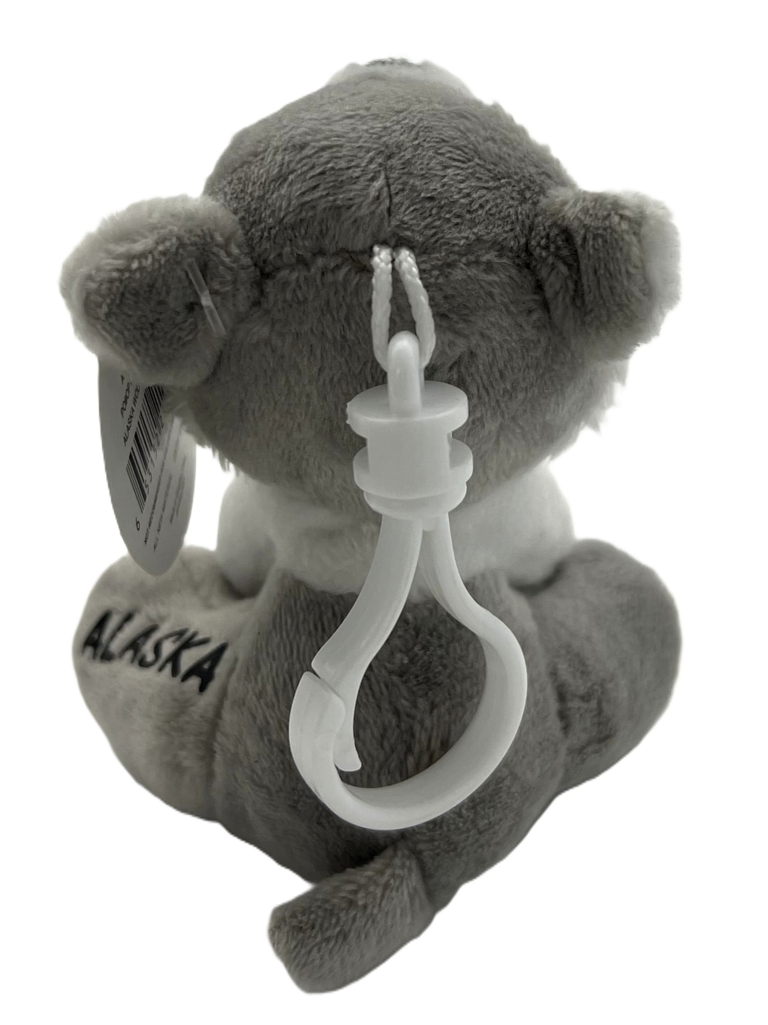 Alaskagift Ak Plush Wolf Clip-on