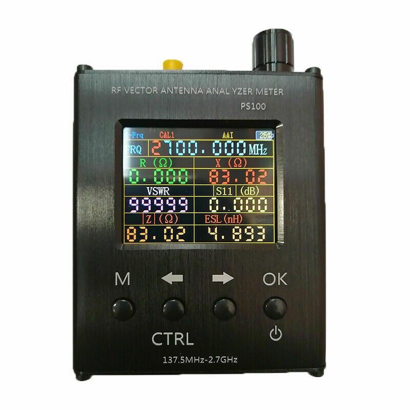 N1201SA UV RF Vector Impedance ANT SWR Antenna Analyzer Meter Tester 140MHz English Version 2.7GHz