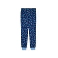 thumbnail image 3 of Sleep On It Boys 2-Piece Short-Sleeve Jersey Pajama Pants Set - Fast Track - Blue, Size: L 12/14, 3 of 3