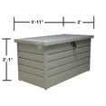 thumbnail image 2 of Relyard 350L/77Gal Metal Patio Deck cushion Box, 2 of 5