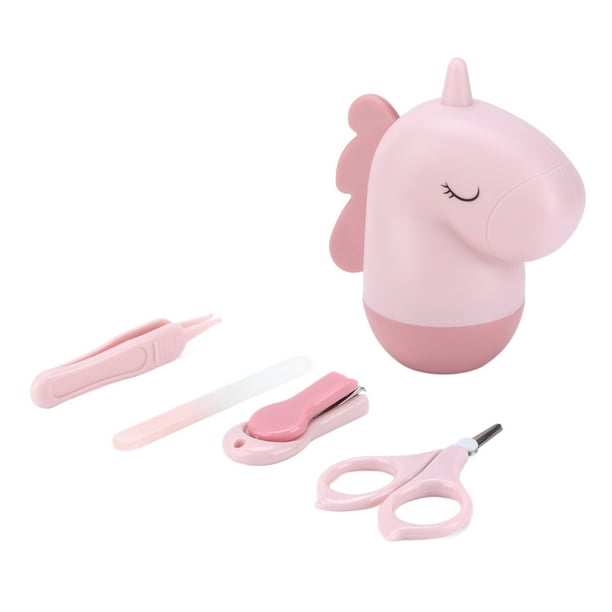 Kit de cortaúñas, kit de cortaúñas de dibujos animados para bebés, tijeras para uñas para bebés, claridad notable Jadeshay A