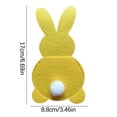 thumbnail image 3 of Taotanxi Easter Table Decor, 4 Easter Bunny Felt Cutlery Holder Easter Decorations, Reusable Utensil Décor Easter Table Decorations for The Home Spring Decorations And Easter Party Supplies, 3 of 6
