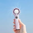 thumbnail image 6 of Portable Handheld Turbo Neck Fans, Personal Fan with Ice Cooling, Rechargeable Fans that Blow Cold Air, LCD Digital Display, Mini Usb Chill Pill Fans for Travel, Camping, Hiking, 6 of 7