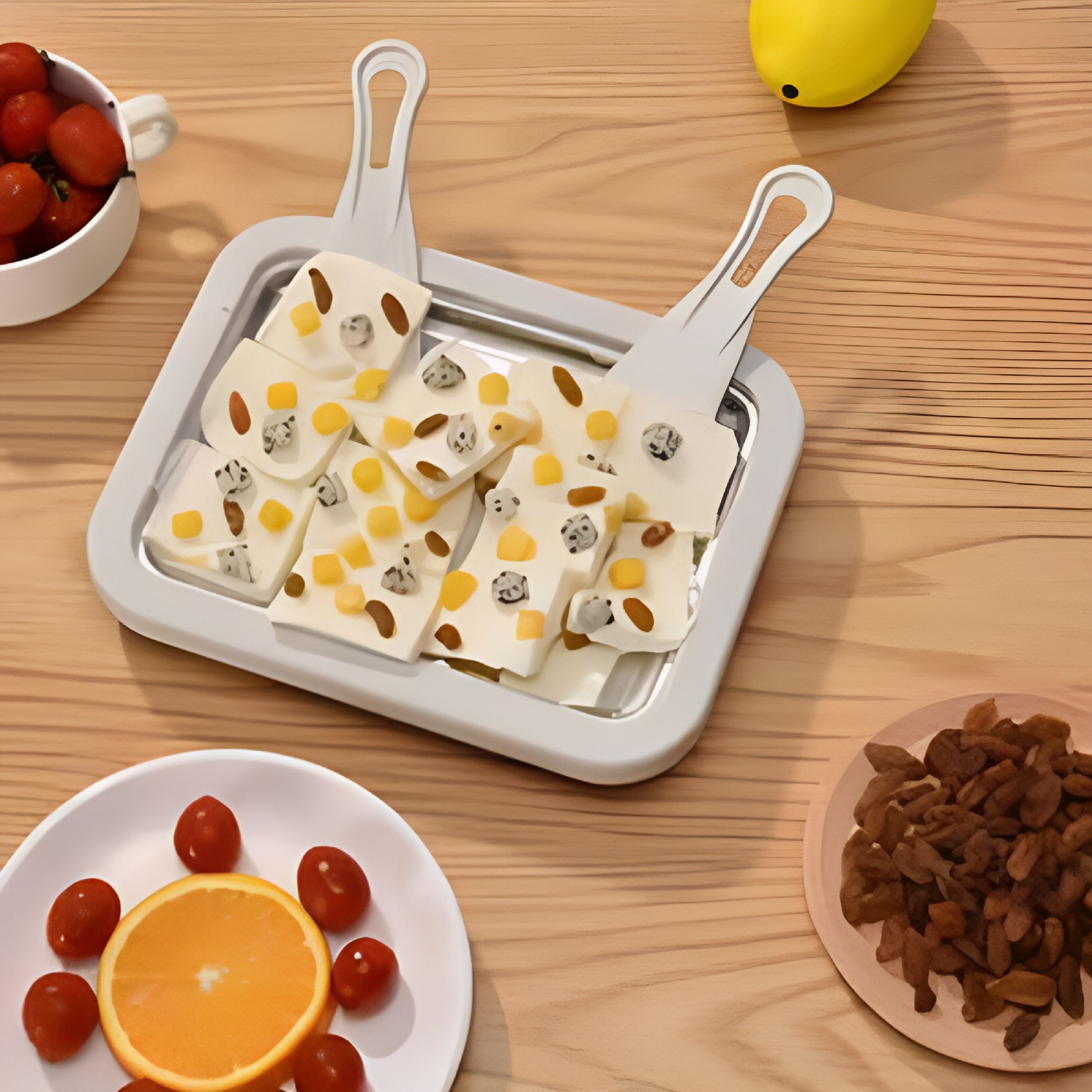 ACDANC 2026 New Ice Cream Roll Maker Rolled Ice Cream Machine Sweet Pan Instant Cold with 2 Spatulas for Making Rolled Ice Cream Yogurt for Home,Party,Kitchen,Dessert Shop,Cafe,Kids