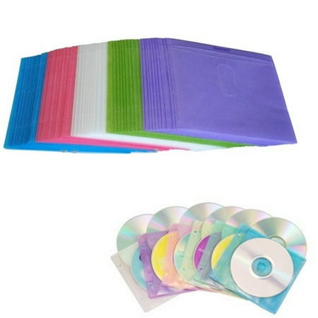 Pp Poly Cd Dvd Case - CD/DVD sleeves,Asewin 100PCS CD DVD Double Sided Cover Storage Case PP Bag Sleeve Envelope Holder