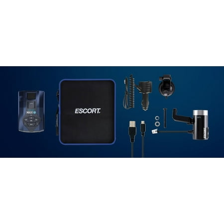 Escort - Max 360 MKII Radar and Laser Detector and M2 Smart Dash Cam - Black
