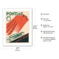 thumbnail image 2 of Pontiac Six Automobile Sedan - General Motors - Vintage Car Poster by Greif c.1928 - Bamboo Fine Art 290gsm Paper (Unframed) 17x22in, 2 of 4