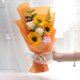 thumbnail image 4 of Flor de Jabon artificial Zulema Jabon Floral para regalo de cumpleaños decoración de boda naranja, 4 of 8