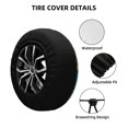 thumbnail image 2 of Naloa Turtles PVC Leather Spare Tire Wheel Cover for Car Truck SUV Camper Trailer Universal Fit many size14 inch, 2 of 6
