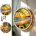 thumbnail image 1 of Outdor Acrylic Sunset Puzzle Pendant Art Piece For Home And, 1 of 6