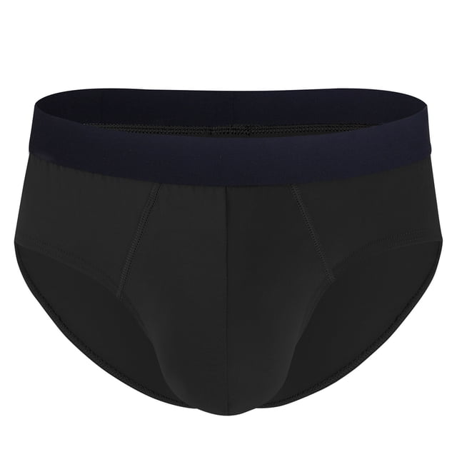 Birdeem Mens Household Fallow Ventilate Polyester Underwear Solid Color Open Briefs
