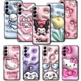 thumbnail image 2 of Funda de teléfono para Samsung Galaxy S23 S22 S21 S20 FE Ultra S10 S9 S8 Plus Note 20Ultra 10Plus, rosa, bonita, Hello Kitty, Kuromi, My Melody xuanjing  unisex, 2 of 2