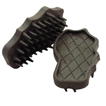 UPC: 0754888978868 | Intrepid International 54066BK Contoured Rubber Curry Groomer