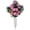 Style2-Hot Pink, variant on PPKVUFD Cemetery Flowers for Grave, Artificial 12 Heads Large Chrysanthemums with Cemetery Vase, Artificial Cemetery Flowers for Outdoor Grave Decorations