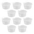 thumbnail image 1 of Tazas de Condimentos, Versátiles de 50 Piezas de Plástico A Prueba de Fugas Copas Redondas Transparentes Con Tapas para Barbacoas, 1 of 7