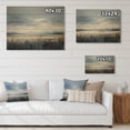 thumbnail image 4 of Designart "Meadow Atmospheric Horizon Painting II" Landscapes Print on Natural Pine Wood, 4 of 5