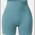 thumbnail image 4 of XCHQRTI Women's Yoga Sports Short Pants Butt Lifting Comfort Yoga Pants Tummy Control Shorts, 4 of 7