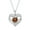 Champagne, variant on Mother's Day Gifts for Women, I Love You Always and Forever Necklace, Sterling Silver Heart Pendant with Birthstone, Jewelry Gifts for Mother, Girlfriend, Lover, Wife