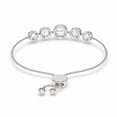 thumbnail image 5 of Lab Grown Diamond Millie Five-Stone Round Fashion Bracelet For Women | 3 Carat FG-VS Quality IGI Certified | 14K White Gold | Friendly Diamonds, 5 of 7