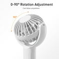 thumbnail image 6 of Fanshiluo New Outdoor Handheld Fan Usb Rechargeable Mini Portable Household Small Fan, 6 of 8
