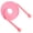 Pink, variant on Skipping Rope, Pen Type Ergonomic Handle, Lightweight Portable Fitness Equipment for Daily Exercise, Workout Rope