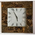 thumbnail image 2 of Michael Amini Montreal Mirrored Square Wall Clock - Bronze, 2 of 3