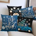 thumbnail image 2 of GUANGHONG Décorative Housse de Coussin en Lin de Noël pour Décoration de Canapé Maison avec Motifs Imprimés, 2 of 4