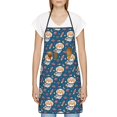 thumbnail image 3 of Fuzoiu Astronaut Corgi Dog Print Kitchen Cooking Aprons,Kitchen Cooking BBQ Aprons,Chef Apron with 2 Pockets for Men Women,Art Aprons for Painting Pottery Ceramics, 3 of 7