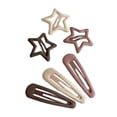 thumbnail image 4 of Pasadores de Metal Zulema para el Cabello 6 Piezas Broches Multicolor Estrella Elegante, 4 of 5
