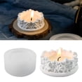 thumbnail image 2 of 3D Flower Embossed Silicone Candlestick Molds for Epoxy Resin Making Candle Holder Tealight Stand Gypsum Decoration, 2 of 12