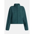 thumbnail image 6 of No Boundaries Polar Fleece Zip Up Jacket, Women’s and Women's Plus XXS-4X, 6 of 6