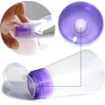 thumbnail image 3 of Acetone pump dispenser, lockable alcohol dispenser bottle, one-touch pump dispenser bottle, 2-pack 180ml empty bottle, 3 of 5