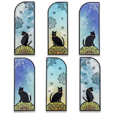 CCOCC 6 Pcs Bookmark,Durable Cute Bookmarks,PP Fun Book Marks for Reading for Women Men Reading Lovers