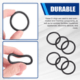 thumbnail image 6 of 10 PCS Metric O Rings Black Nitrile Rubber 40 mm OD 4 thick pwm25, 6 of 8