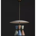 thumbnail image 2 of Mid Century Ceiling Fixture Pendant Light Modern Brass Sputnik chandelier Color, 2 of 5