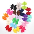 thumbnail image 4 of 20 pasadores de cocodrilo de colores variados, pinzas para el pelo con lazo para niñas, 4 of 5
