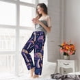 thumbnail image 5 of Bixox Women's Floral Hippie Mushrooms Patterned Pajama Pants Loungewear, 5 of 5